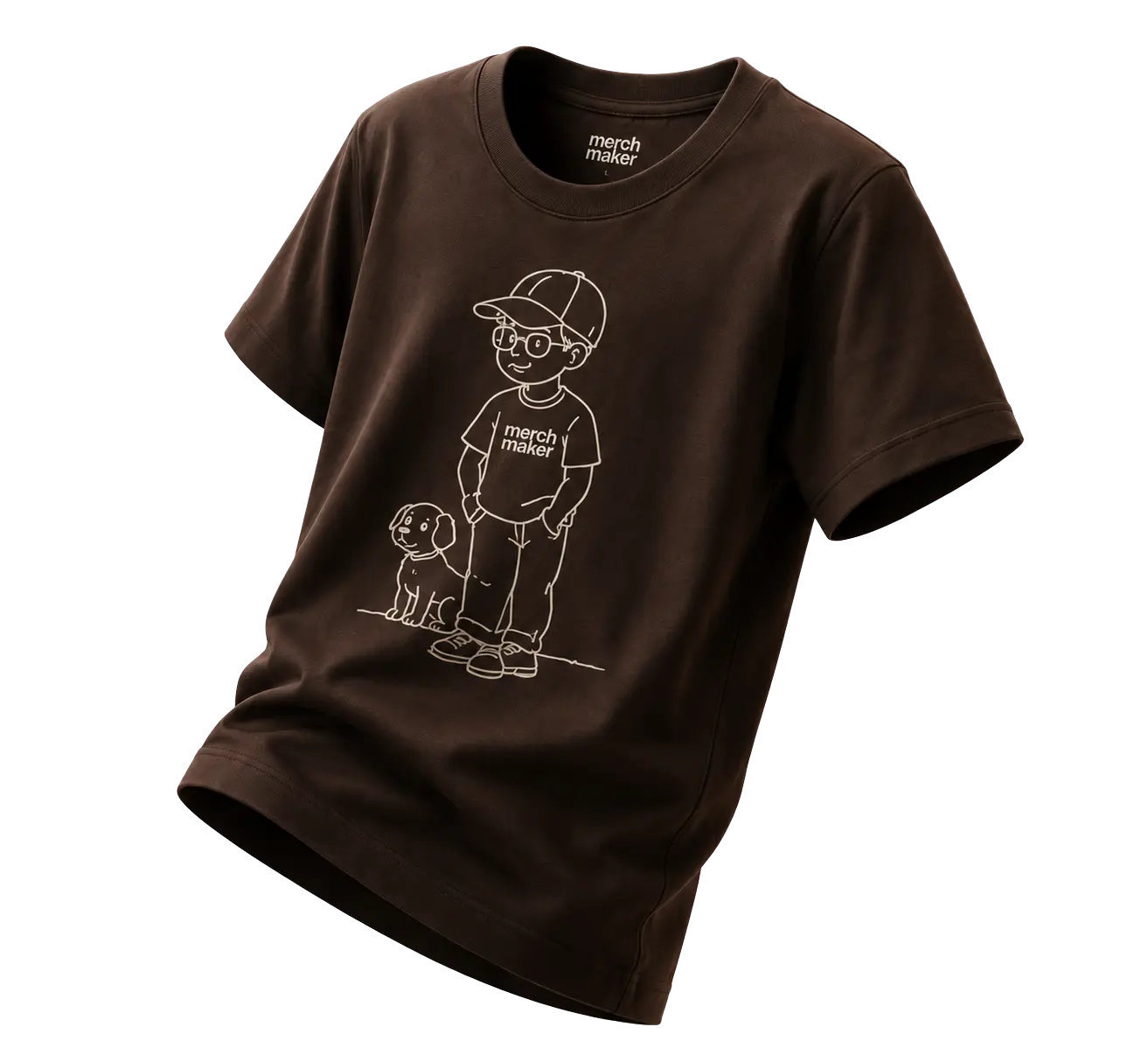เสื้อยืดพิมพ์ลายคุสตอม